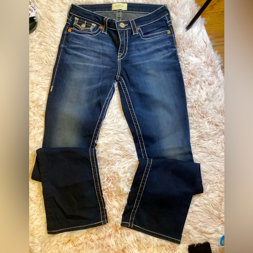 Big Star Blue Boot Cut Jeans Classic Style